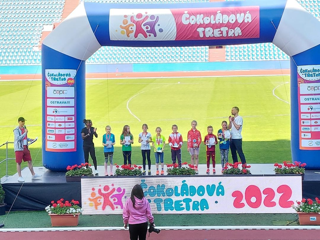Sabina Horáková 6. místo (200 m) Čokoládová tretra 2022
