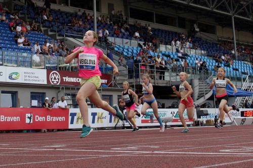 Tereza Kučerová 5. místo (200 m) Čokoládová tretra 2017