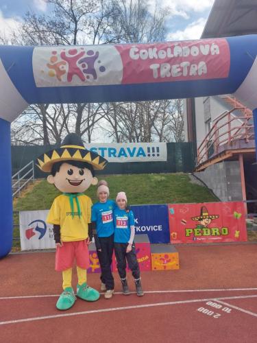 Sabina Horáková a Sofie Filípková 5. 4. 2023 (Vyškov) - Čokoládová tretra