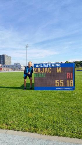 Dominik Zajac 1. místo (oštěp) EKAG 2022