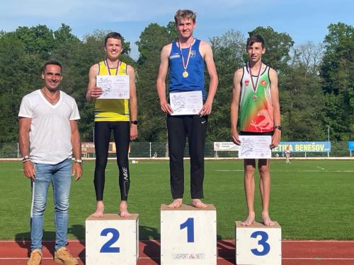 KP ve vícebojích staršího žactva - Jakub Lenoch 1. místo - Benešov 21. 5. 2023