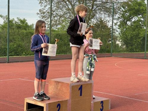Lucie Rychtecká 2. místo - IX. ročník atletického trojboje - Mělník 10. 5. 2023