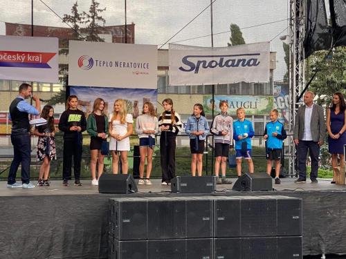 Starší přípravka - ocenění za sportovní úspěchy a reprezentaci města na akci Sportem pro život