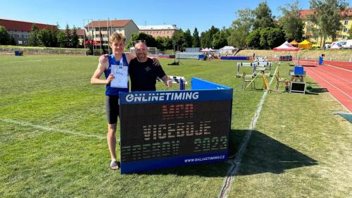 MČR staršího žactva ve vícebojích - Jakub Lenoch 1. místo - 4. 6. 2023 Přerov
